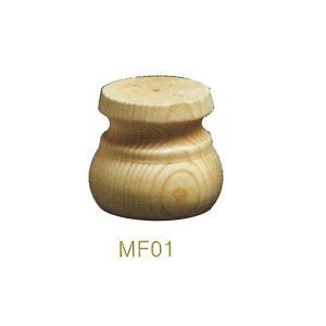 Moulded Bun 65mm Dia x 55mm H Pine Furniture Feet Moulded Bun 65mm Dia x 55mm H Pine Furniture Feet