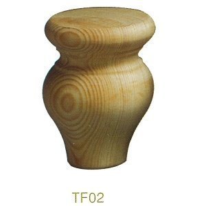 Tulip Foot 84mm Dia x 110mm H Pine Furniture Feet Tulip Foot 84mm Dia x 110mm H Pine Furniture Feet