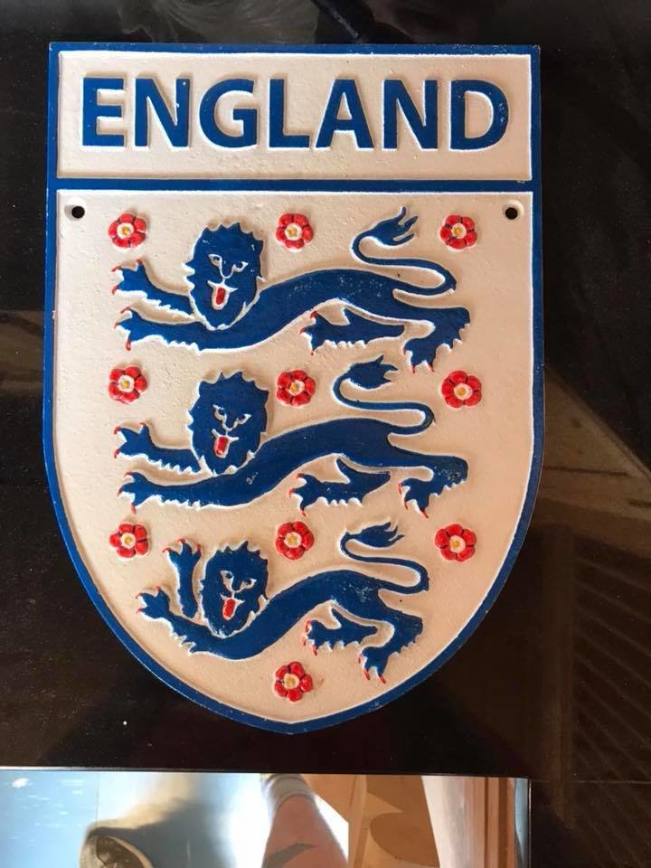 England Cast Plaque