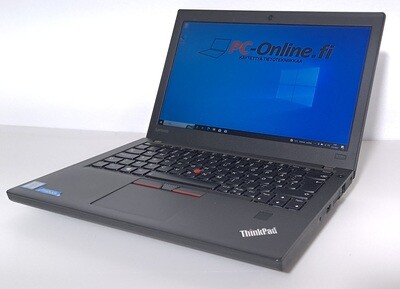 Lenovo X270. Ohut ja tehokas, 12,5" Core i5-kannettava (7:th Gen) 256gb:n SSD-levyllä ja FullHD-IPS näytöllä