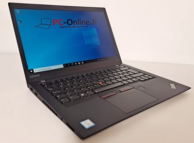 Lenovo T470s Ultrabook Core i5-7300U / FHD- kosketusnäytöllä ja huippunopealla 256gb NVMe M2. SSD:llä ja 8gb keskusmuistilla! (D)
