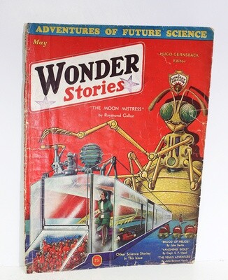Wonder Stories - The Venus Adventure, The Moon Mistress - John Wyndham, John Benyon, Raymond Gallun