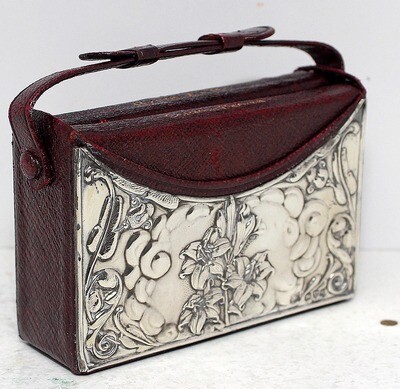 Leather and Silver Carry Case - The Common Prayer Book and  Hymns