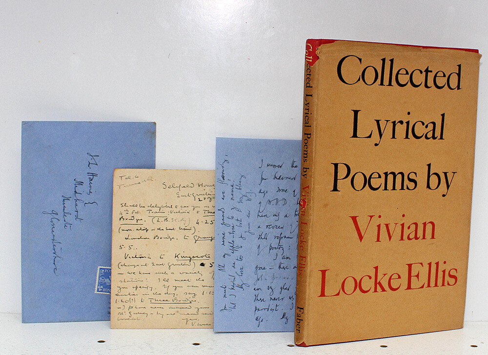 Collected Lyrical Poems - Vivian Locke Ellis, Walter De Le Mare SIGNED