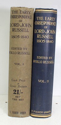 The Early correspondence of Lord John Russell 1805-1840 - Lord John Russell, Rollo Russell