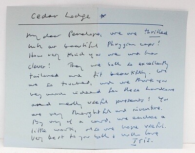 Original Signed Hand Written Letter - Iris Murdoch SIGNED