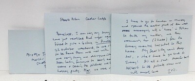 Original Signed Hand Written Letter  - Iris Murdoch SIGNED