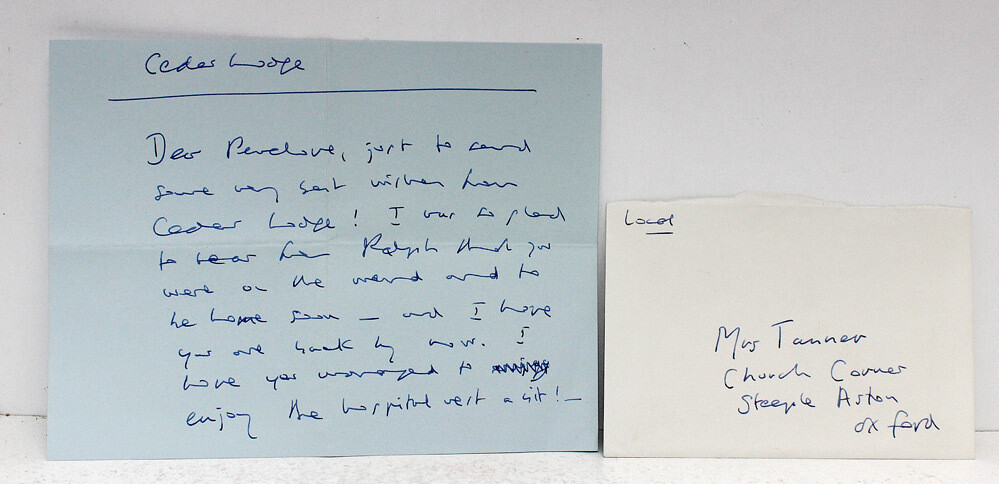 Original Signed Hand Written Letter - Iris Murdoch SIGNED