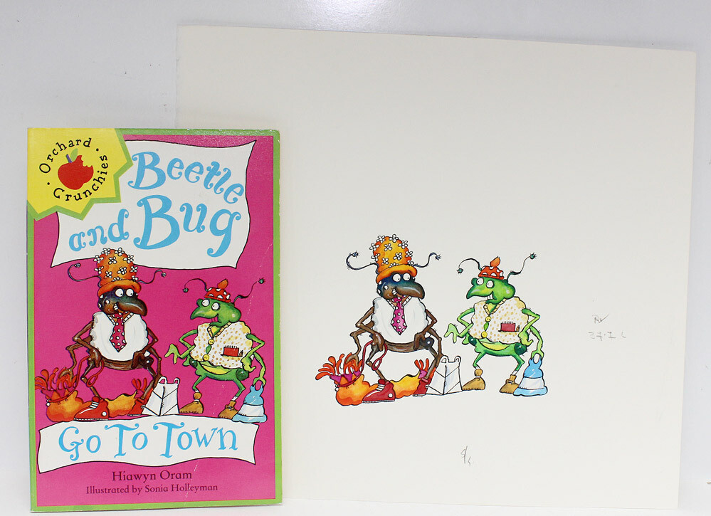 The Complete Original Artwork for Beetle and Bug Go To Town - Sonia Holleyman, Hiawyn Oram