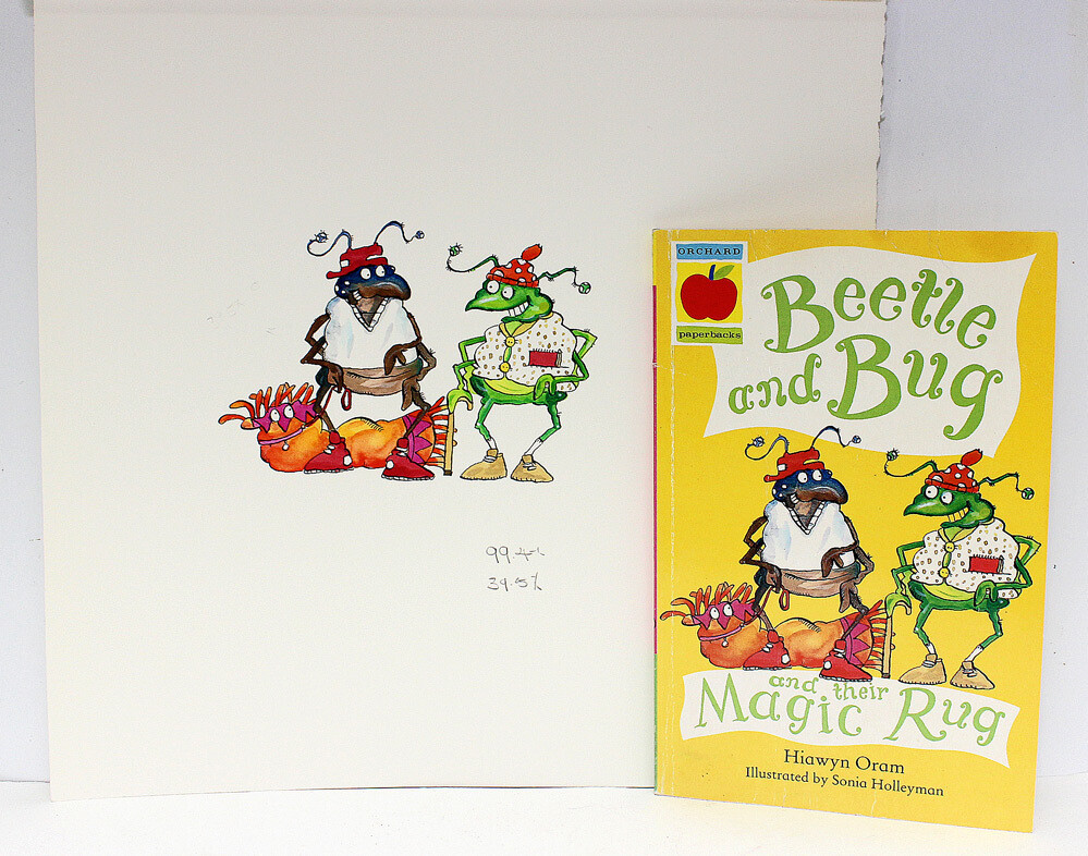 The Complete Original Artwork for Beetle and Bug and their Magic Rug - Sonia Holleyman, Hiawyn Oram