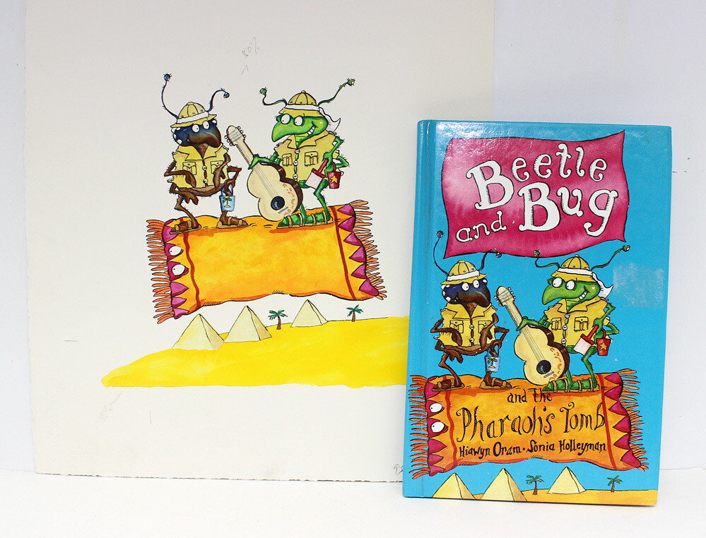 The Complete Original Artwork for Beetle and Bug and the Pharaoh&#39;s Tomb - Sonia Holleyman, Hiawyn Oram