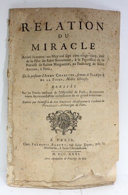 Relation Du Miracle