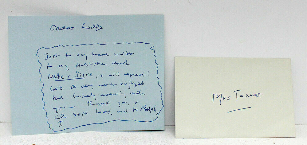 Original Signed Hand Written Letter