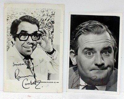 The Two Ronnies Ronnie Barker Ronnie Corbett Original Signed Photographs