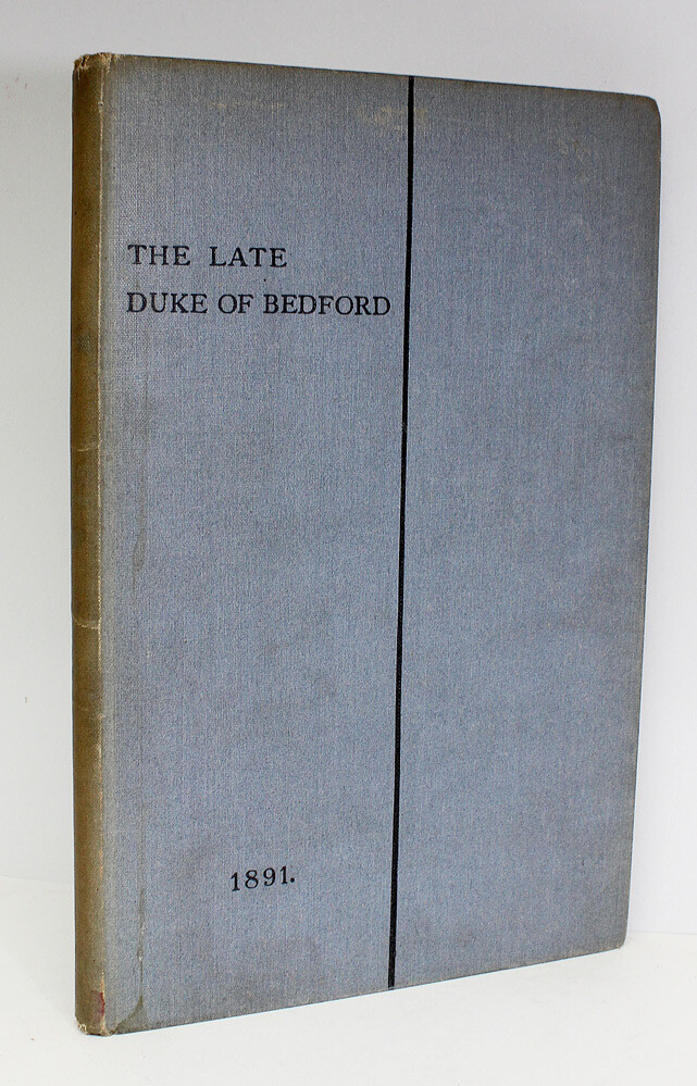 The Late Duke of Bedford - Lady Elizabeth Sackville-West SIGNED Duke of Bedford