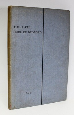 The Late Duke of Bedford - Lady Elizabeth Sackville-West SIGNED Duke of Bedford