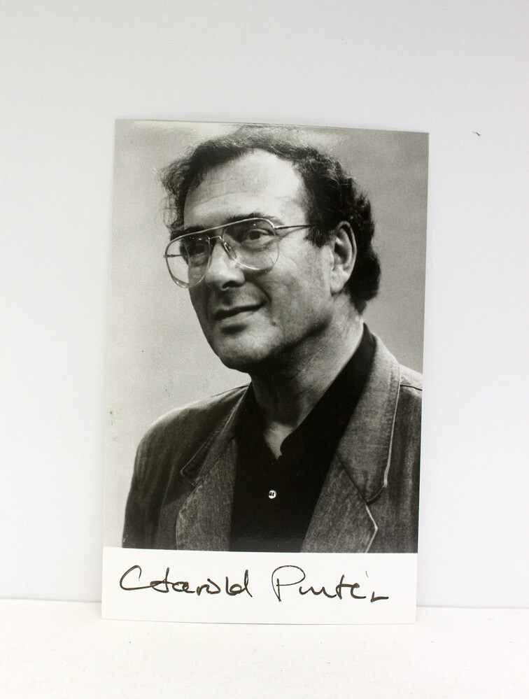 An Original Photograph Signed by Harrold Pinter