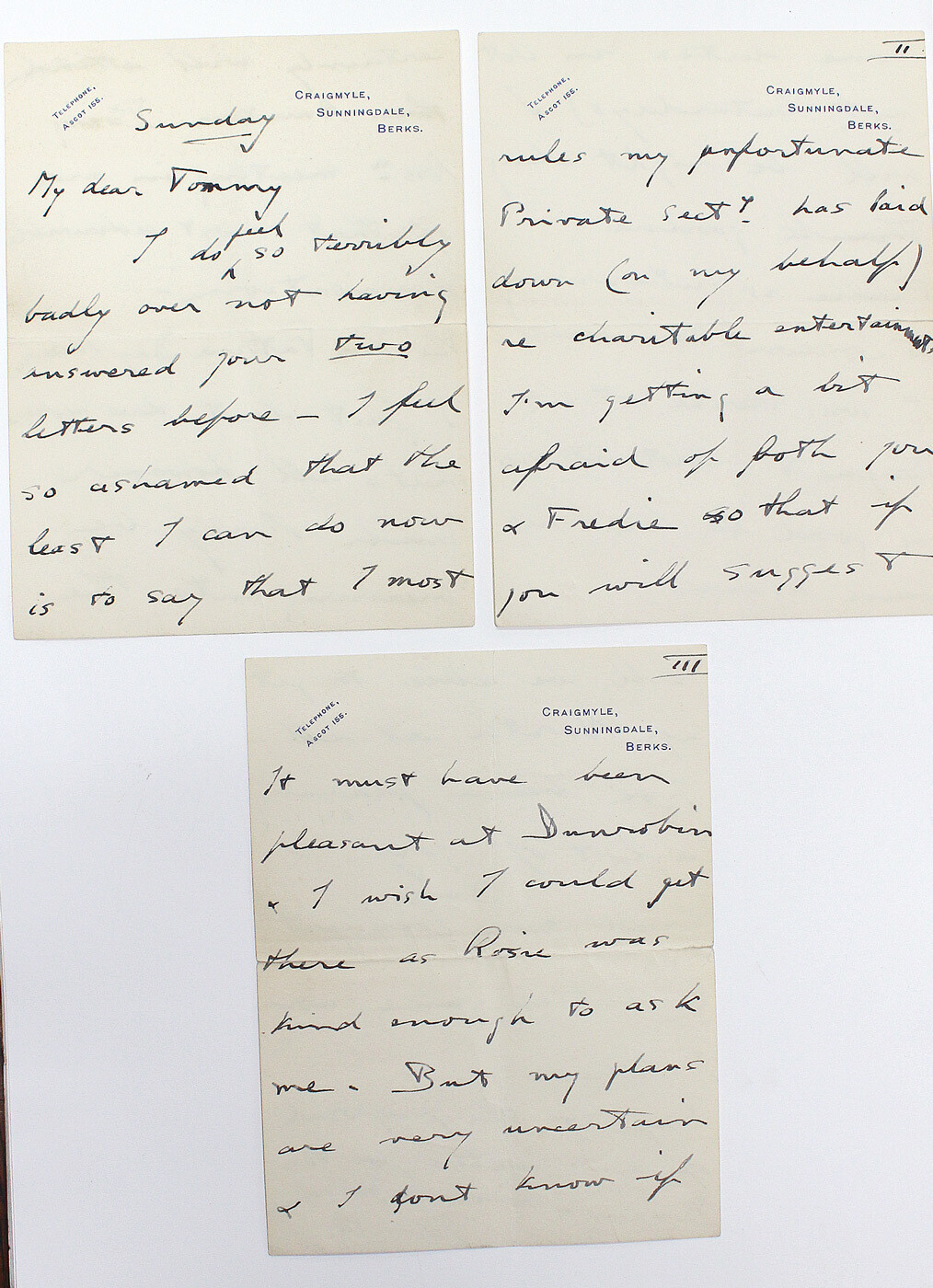 An Original Letter Written and Signed by Edward VIII