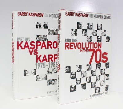 Garry Kasparov on Modern Chess, Part 1: Revolution In The 70&#39;S, Part Two  Kasparov  Vs Karpov 1975-1985 - Garry Kasparov SIGNED
