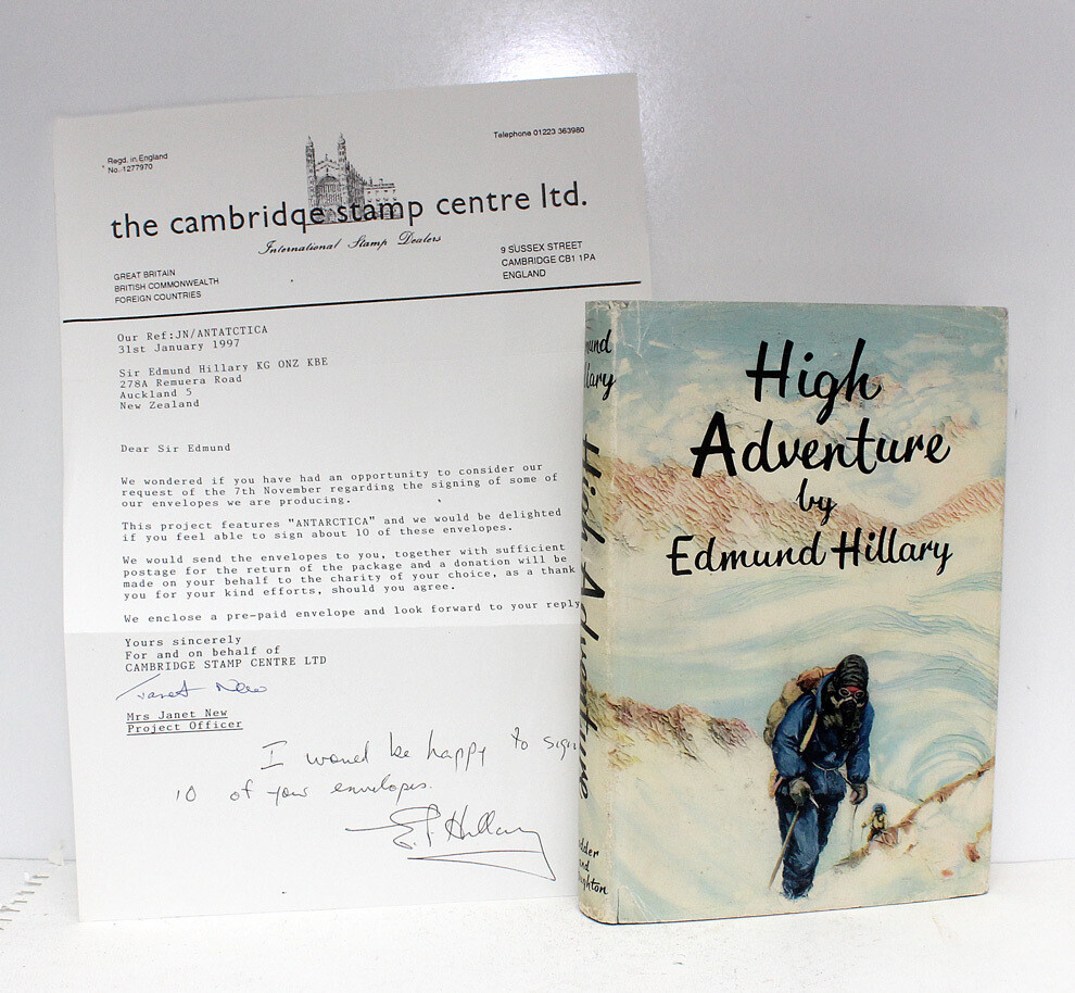 High Adventure - Edmund Hillary SIGNED and George Lowe SIGNED
