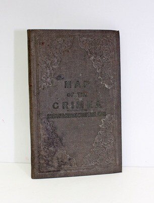Original Fold Out Map of the Crimea.