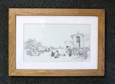 An Original Ernest Shepard Pen and Ink Drawings from the Book Playtime and Company