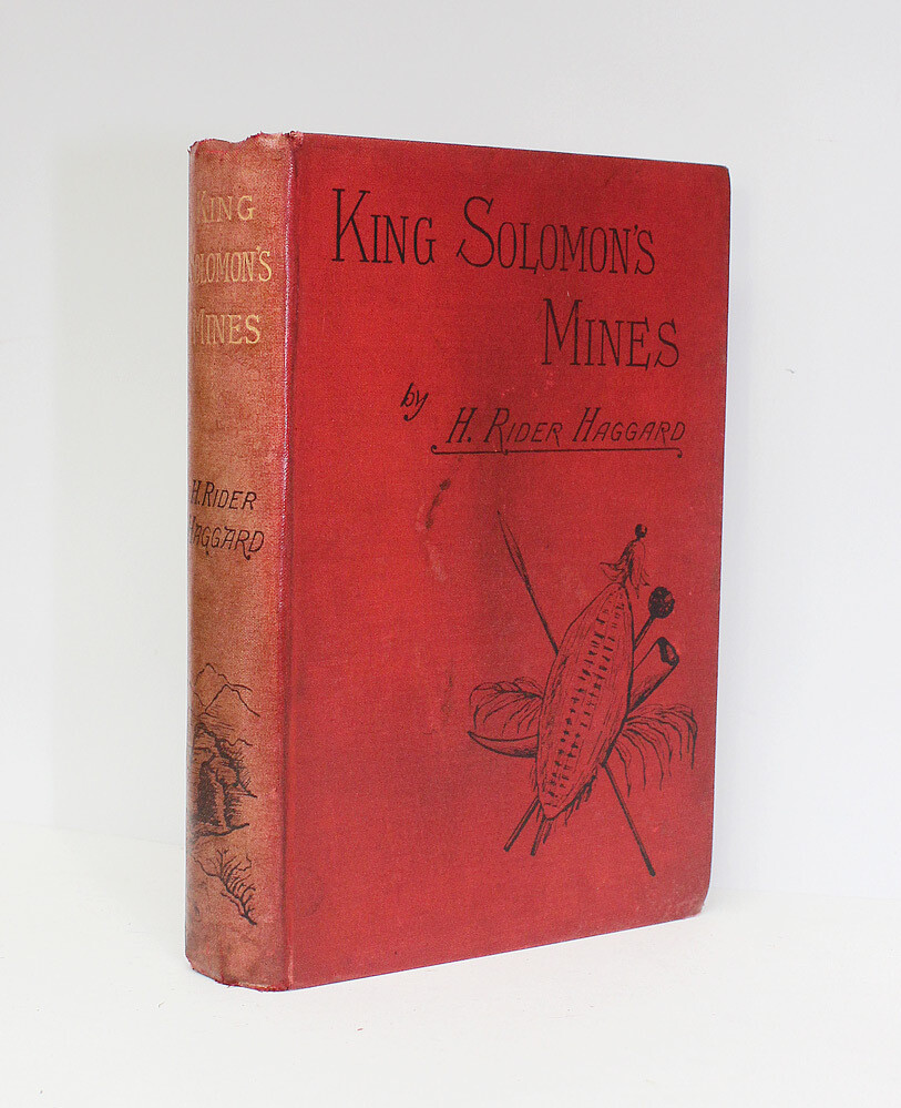 King Solomon&#39;s Mines Includes a tipped in compliments note from the author - H Rider Haggard SIGNED