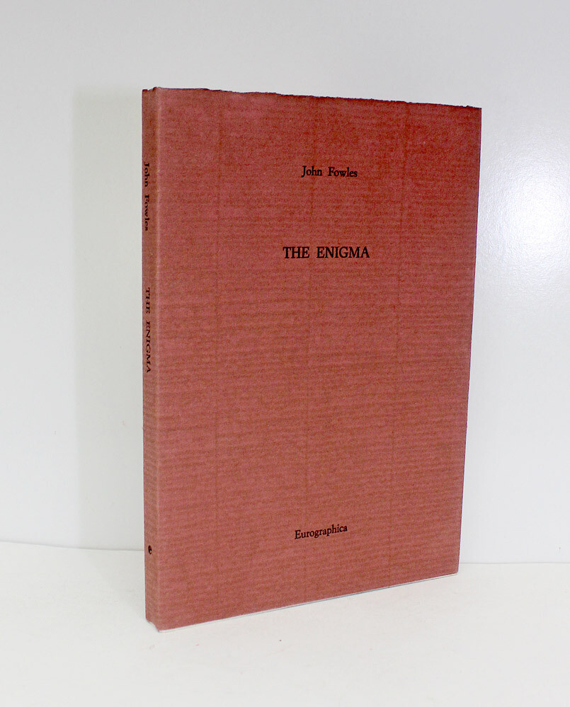 The Enigma - John Fowles  SIGNED
