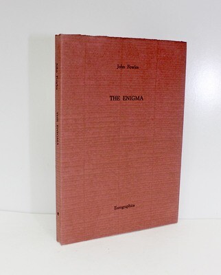 The Enigma - John Fowles  SIGNED