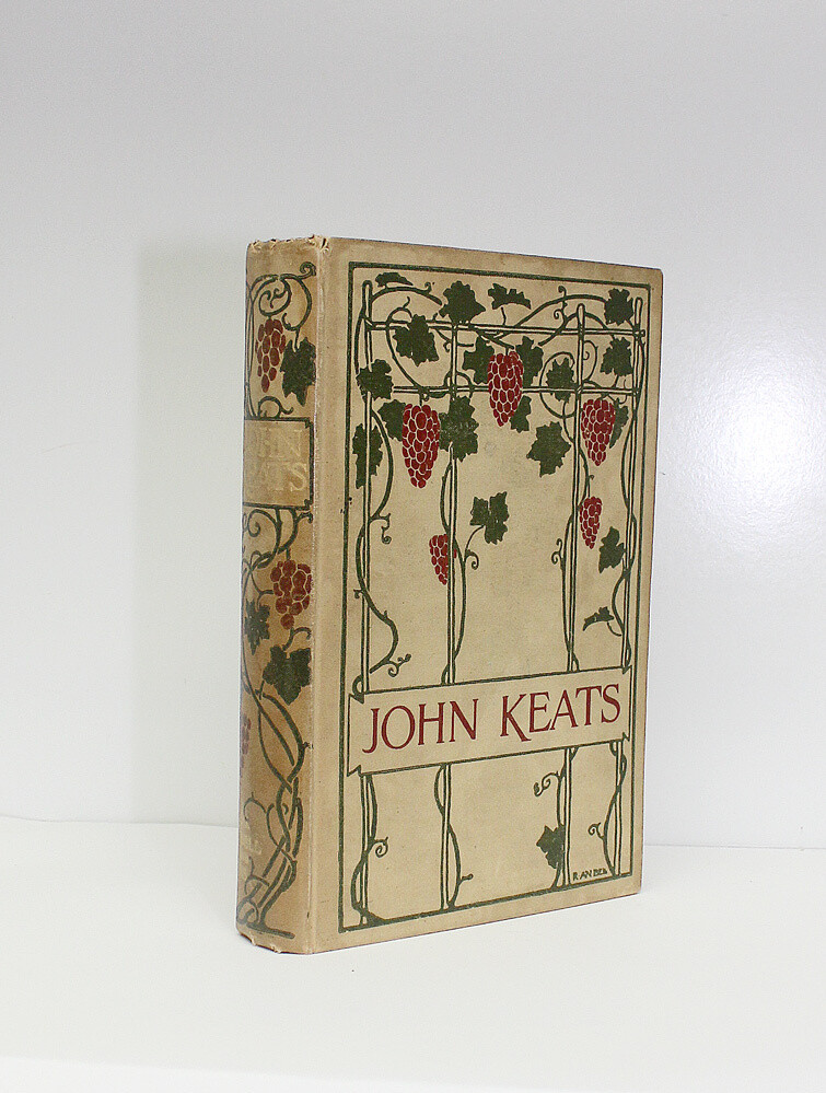Poems - Signed inscription from the Illustrator Robert Anning Bell - John Keats