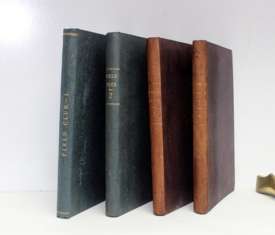 The Field Club A Magazine of General Natural History for Scientific and Unscientific Readers 4 Volume Set - From the Library of Henry Williamson - Rev Theodore Wood