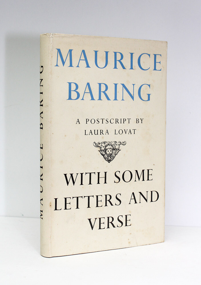 With Some Letters and Verse -  From the Library of Henry Williamson. Presentation inscription from Henry Williamson to his first wife Ida Loetitia Williamson (Gipsy) - Maurice Baring