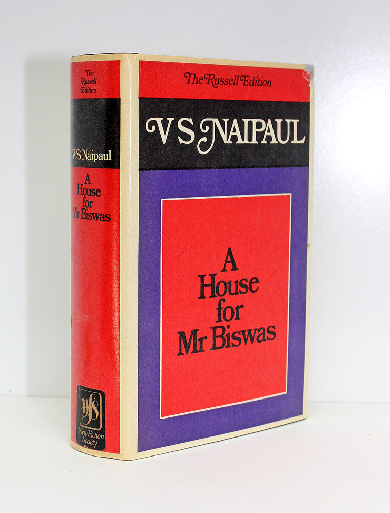 A House for Mr Biswas -   From the Library of Henry Williamson - V S Naipaul SIGNED