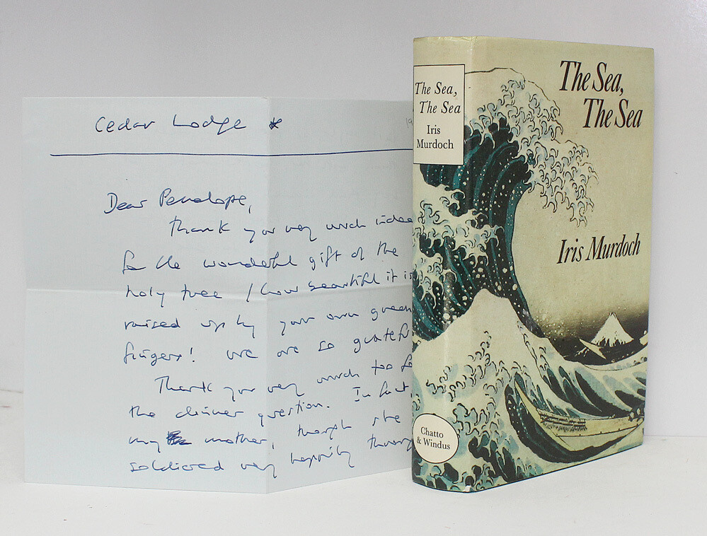 The Sea The Sea With a Inscribed Letter from the Author. - Iris Murdoch SIGNED