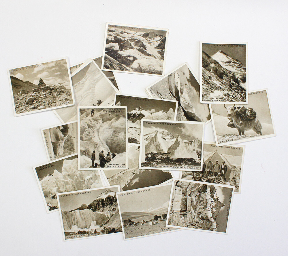 An Original Complete Set of John Player Cigarette Cards of Mount Everest