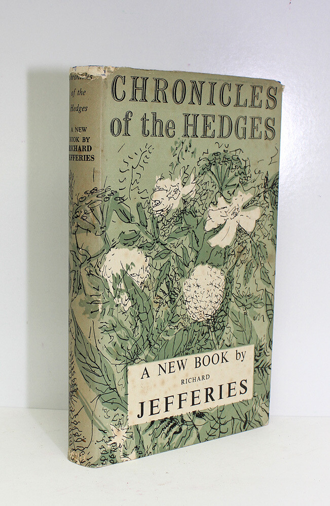 Chronicles of the Hedges -  From the Library of Henry Williamson. Presentation inscription to endpaper from Henry Williamson&#39;s to his son Richard Williamson.  Includes a Henry Williamson OX Cross Card