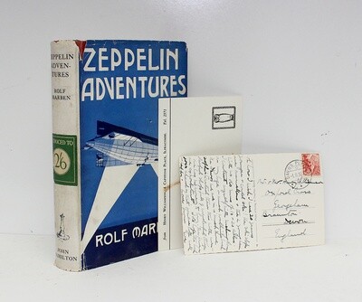 Zeppelin Adventures - From a Collection of Henry Williamson's and His Family's.  Includes a Handwritten Postcard to Williamson from a friend. - Rolf Marben