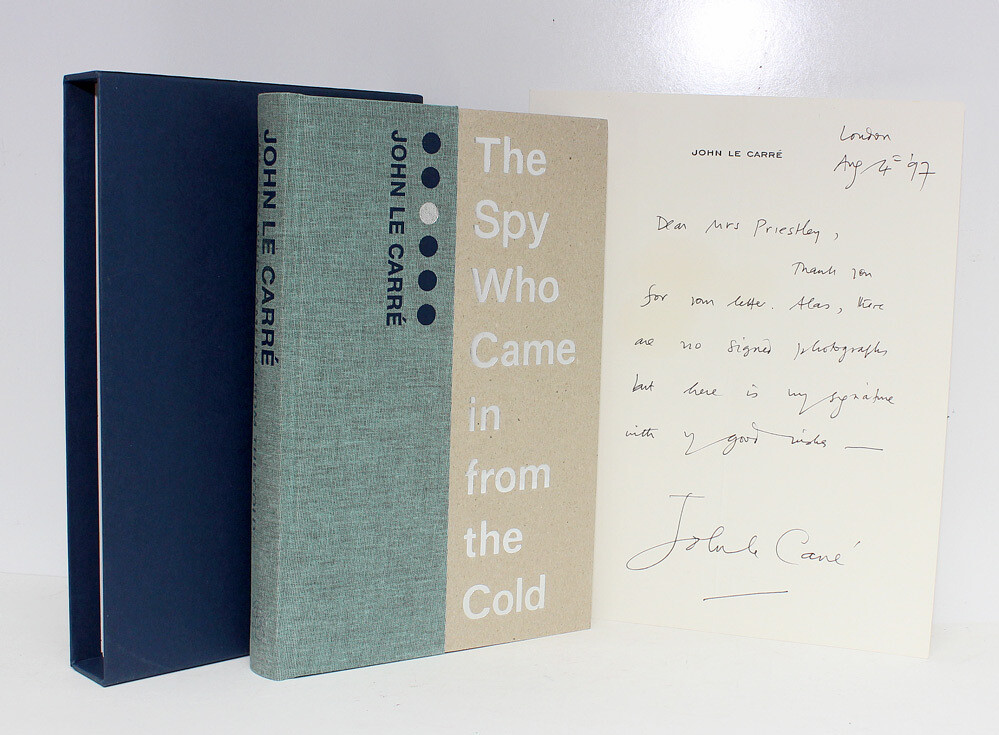 The Spy Who Came in from the Cold -  Includes a nice 0riginal Handwritten Letter dated 1997 from John Le Carre on his Name Headed Paper