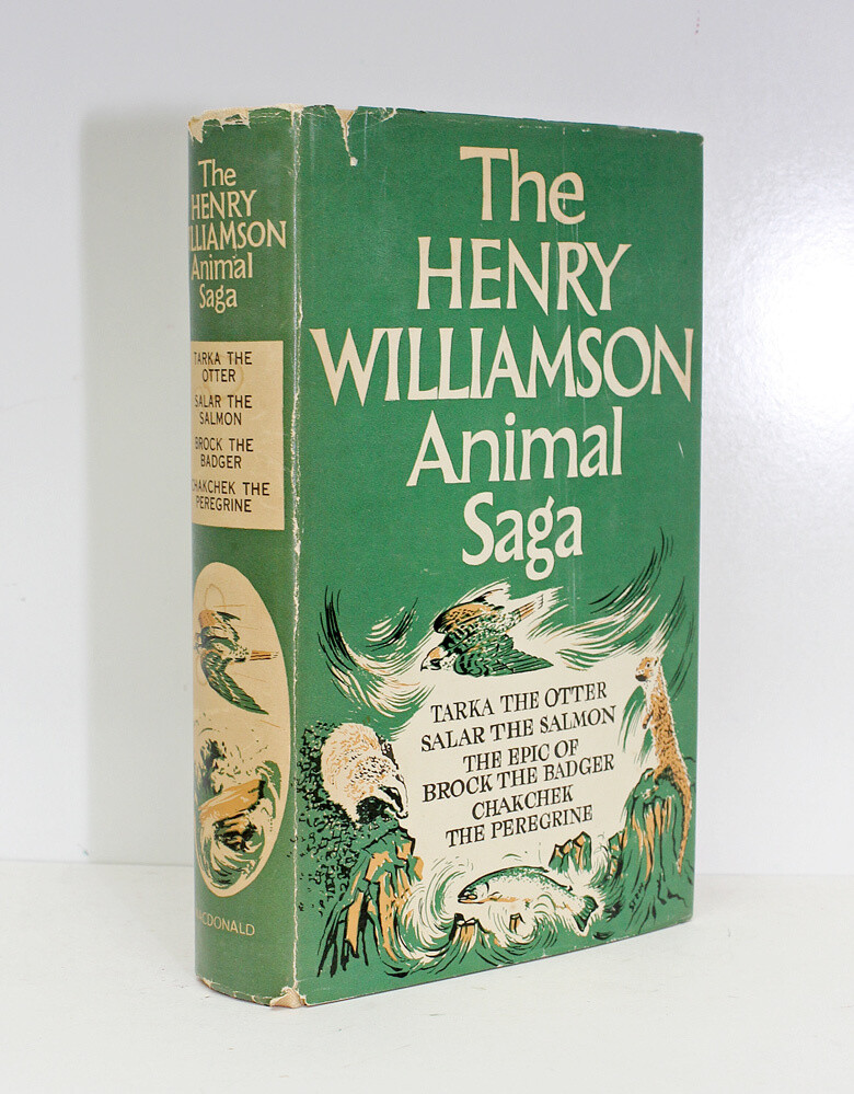The Henry Williamson Animal Saga - Tarka the Otter; Salar the Salmon; Epic of Brock the Badger; Chakchek the Peregrine - From the library of Henry Williamson and His Family