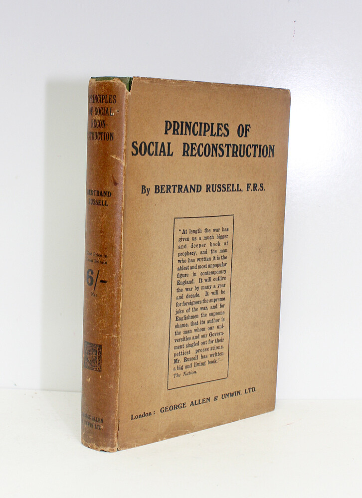 Principles of Social Reconstruction - Bertrand Russell
