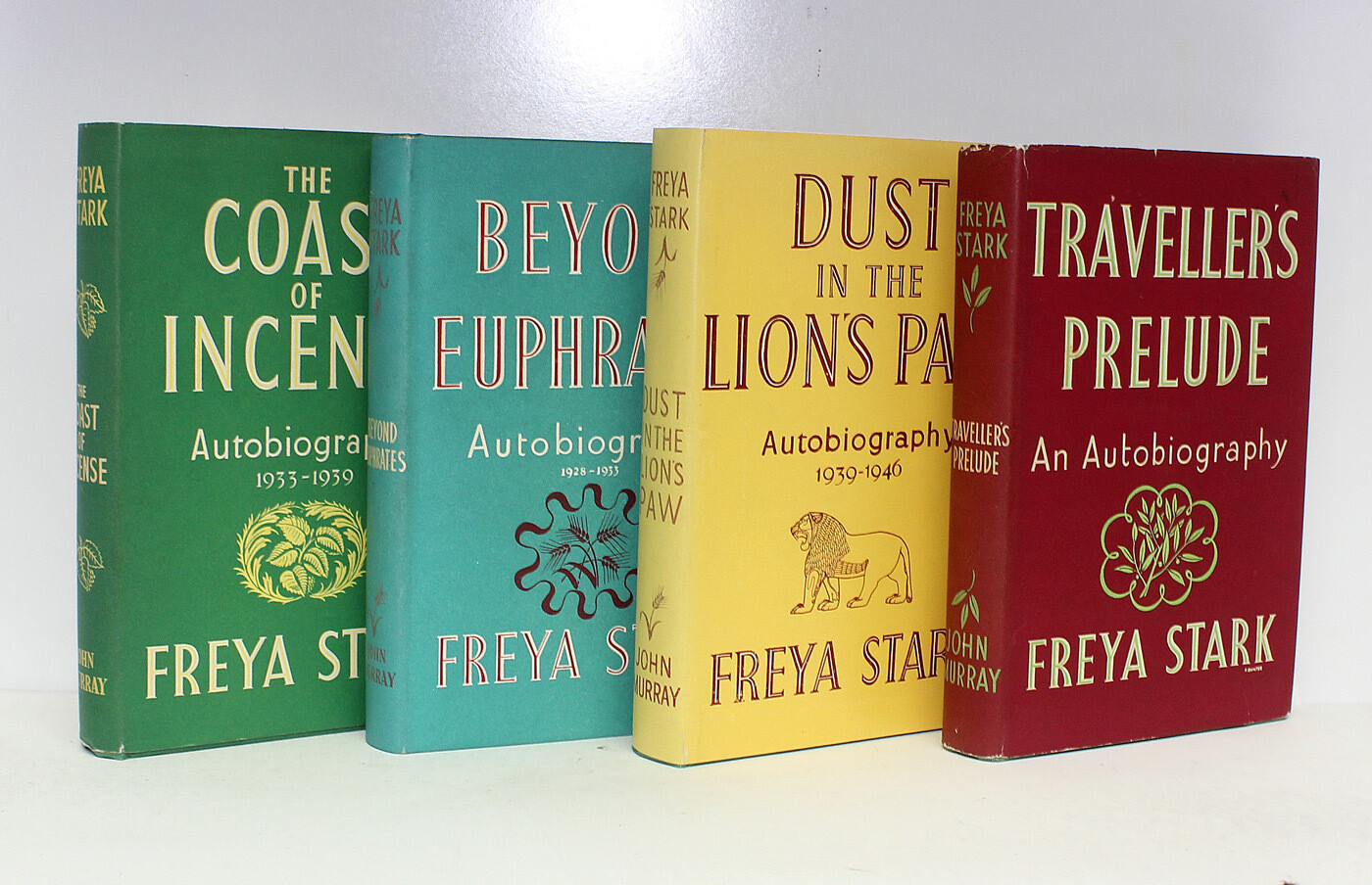 Autobiography: Traveller&#39;s Prelude; Beyond Euphrates; The Coast of Incense; Dust in the Lion&#39;s Paw. - Freya Stark