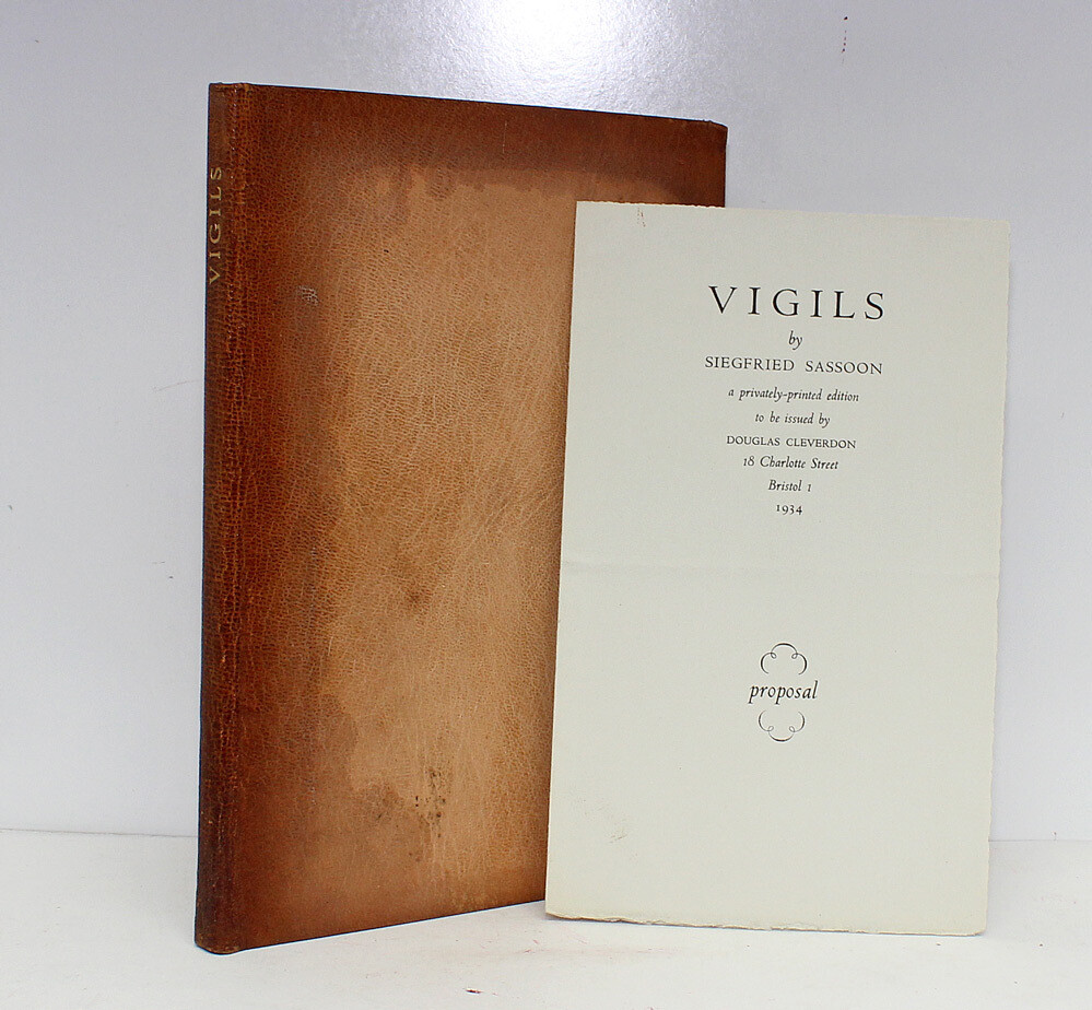 Vigils -  Siegfried Sassoon SIGNED