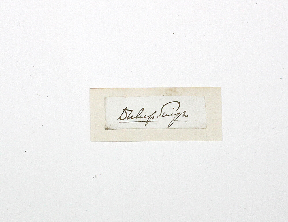 An Original Hand Written Letter Base Signed by Maharaja Sir Duleep Singh