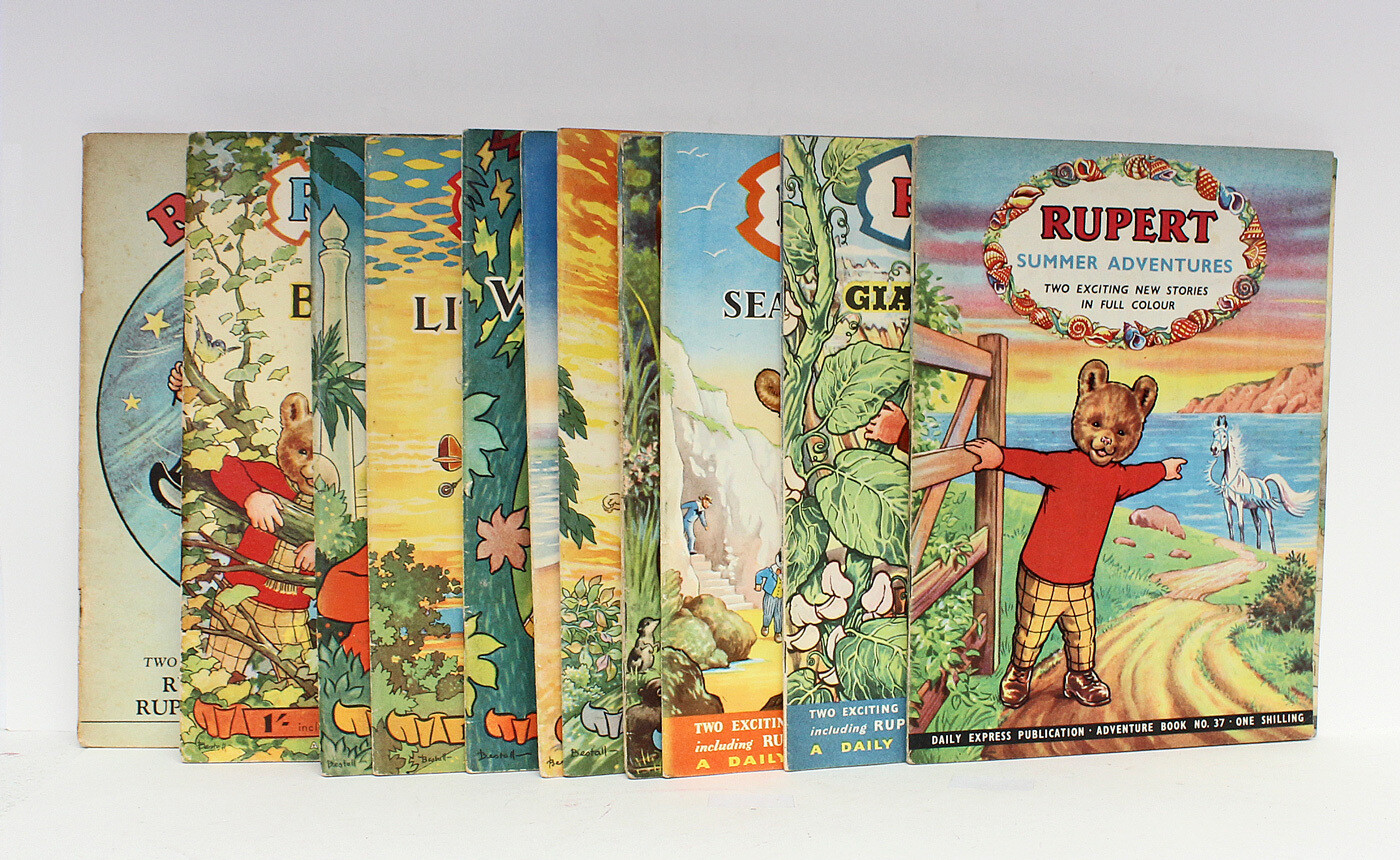 Sixteen Rupert Adventure Books
