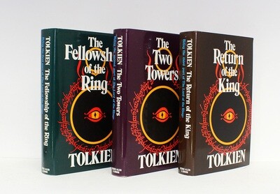 Lord of the Rings - The Fellowship of the Ring, The Two Towers, The Return of the King - J R R Tolkien