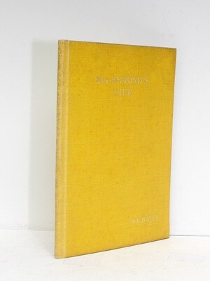 Mrs Esmond's Life -  H E Bates SIGNED