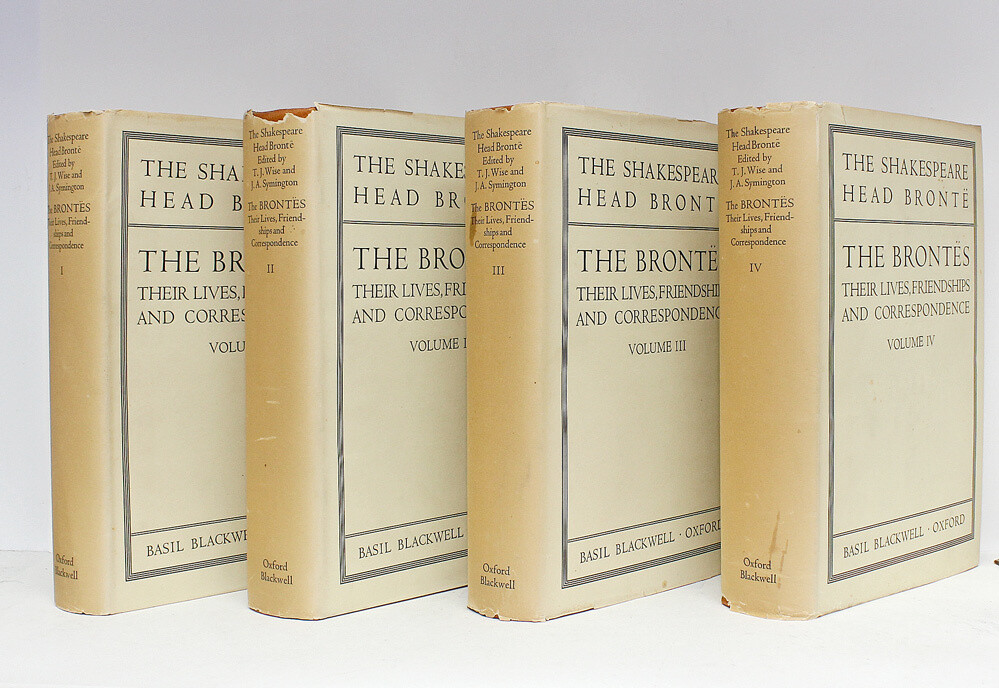 The Brontës: Their Lives, Friendships and Correspondence - Emily Bronte, Anne Bronte, Charlotte Bronte, Thomas James Wise and John Alexander Symington