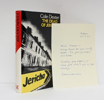 The Dead of Jericho - Also includes an Original Handwritten Autograph letter Signed by the Morse Crime Writer Colin Dexter
