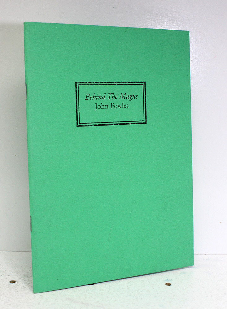 Behind the Magus -John Fowles SIGNED