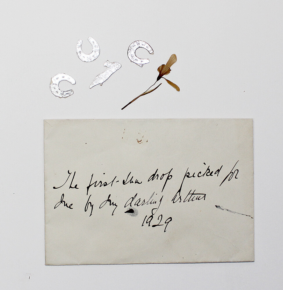 An Original Personal Token of Affection and Remembrance from Arthur Conan Doyle to his Wife Jean Leckie. In an Individual Envelope, Annotated with a Date and Description in Ink. - Arthur Conan Doyle